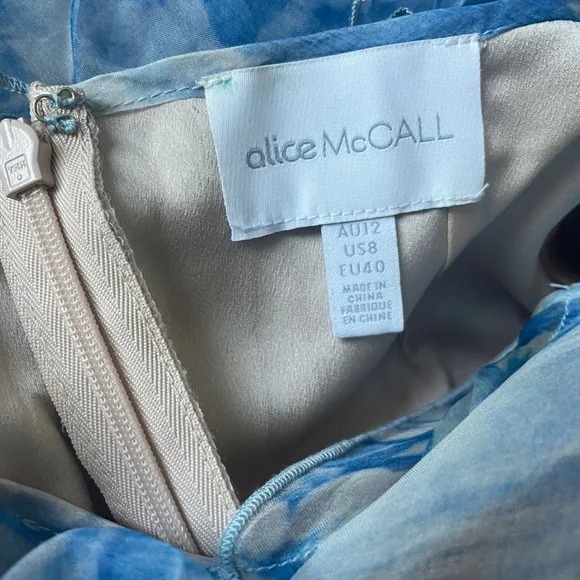 Alice McCALL Oh My Goddess Open-Back Ruffled Floral-Print Silk - Picture 7 of 10